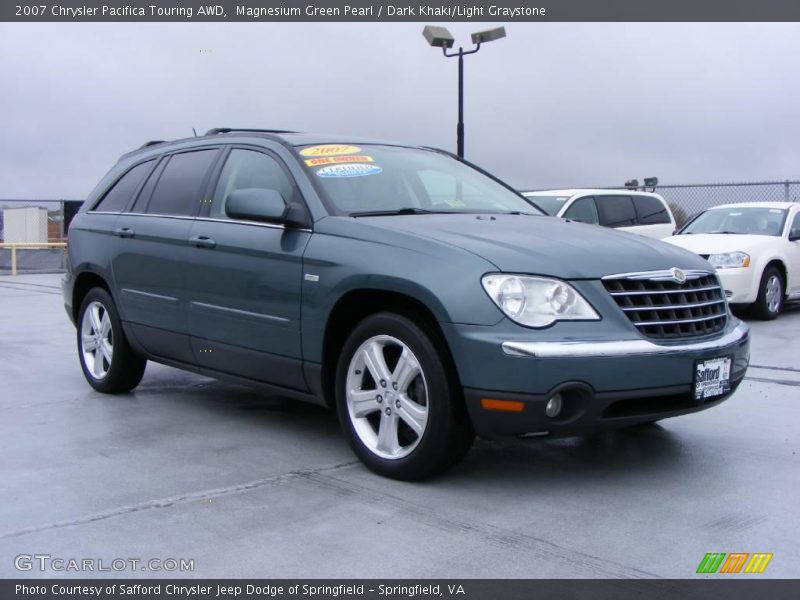Magnesium Green Pearl / Dark Khaki/Light Graystone 2007 Chrysler Pacifica Touring AWD