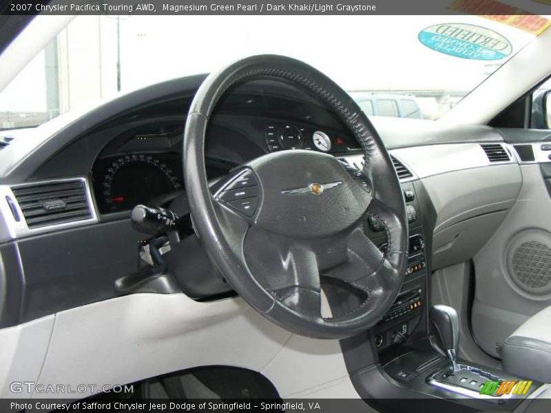 Magnesium Green Pearl / Dark Khaki/Light Graystone 2007 Chrysler Pacifica Touring AWD