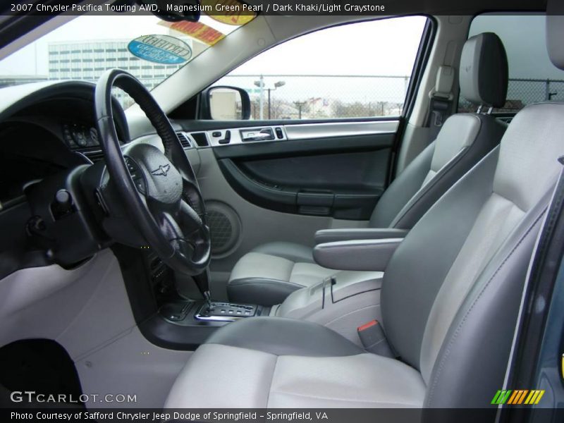 Magnesium Green Pearl / Dark Khaki/Light Graystone 2007 Chrysler Pacifica Touring AWD