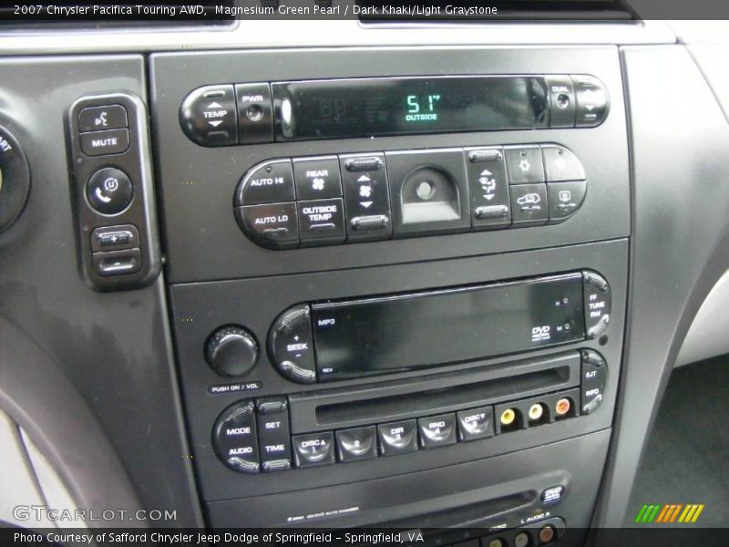 Magnesium Green Pearl / Dark Khaki/Light Graystone 2007 Chrysler Pacifica Touring AWD