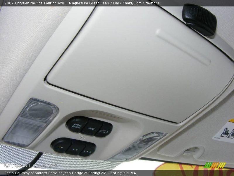 Magnesium Green Pearl / Dark Khaki/Light Graystone 2007 Chrysler Pacifica Touring AWD