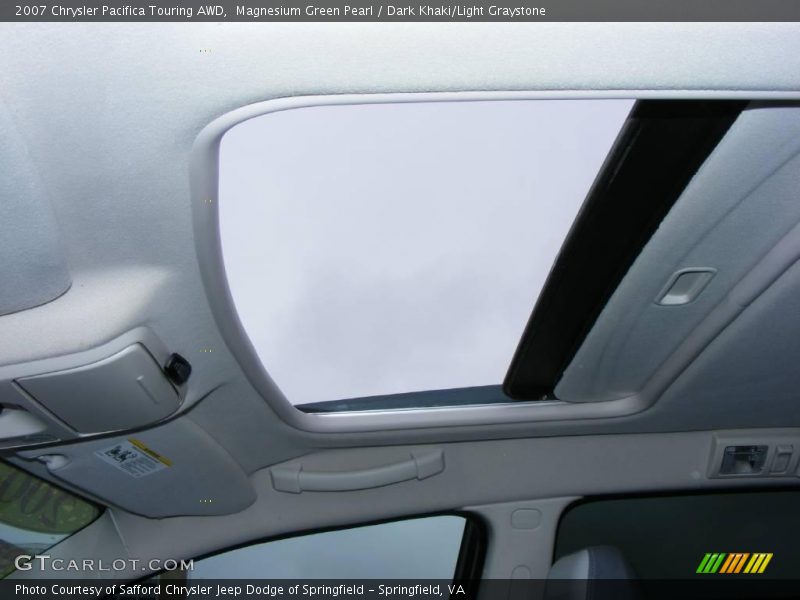 Magnesium Green Pearl / Dark Khaki/Light Graystone 2007 Chrysler Pacifica Touring AWD