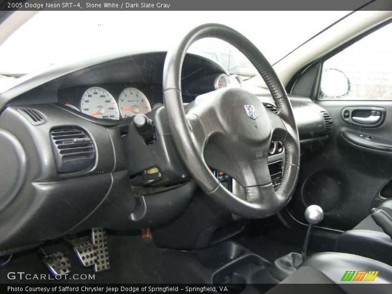 Stone White / Dark Slate Gray 2005 Dodge Neon SRT-4