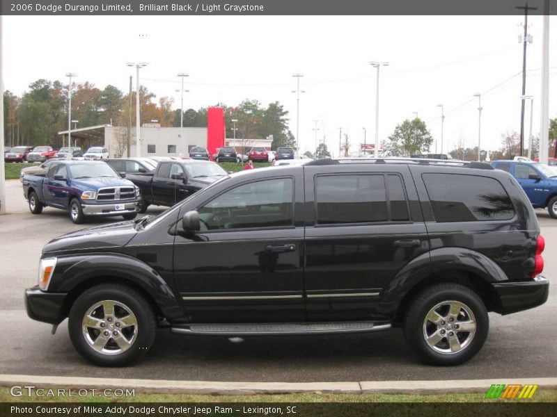 Brilliant Black / Light Graystone 2006 Dodge Durango Limited