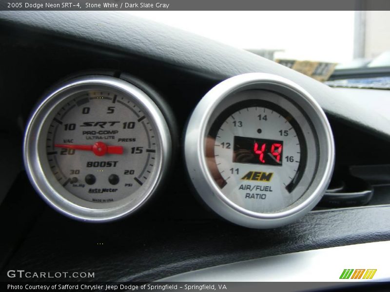 Stone White / Dark Slate Gray 2005 Dodge Neon SRT-4