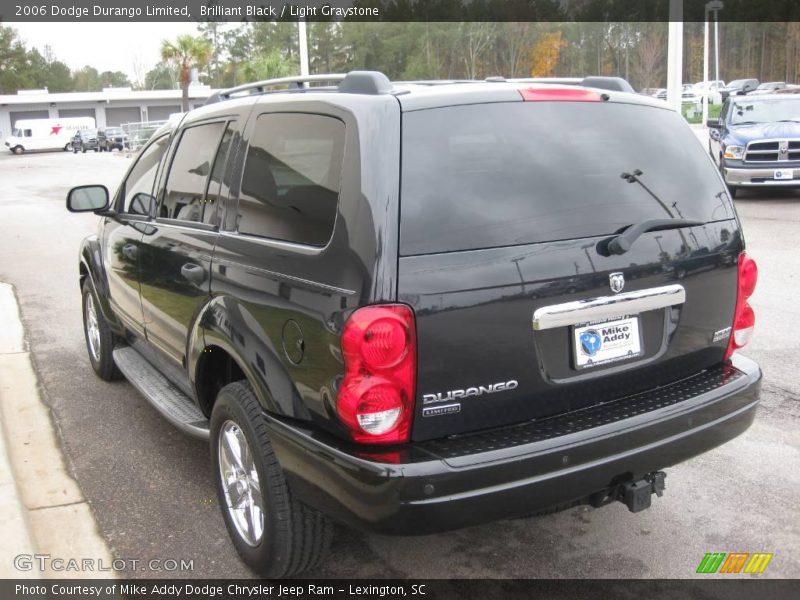 Brilliant Black / Light Graystone 2006 Dodge Durango Limited