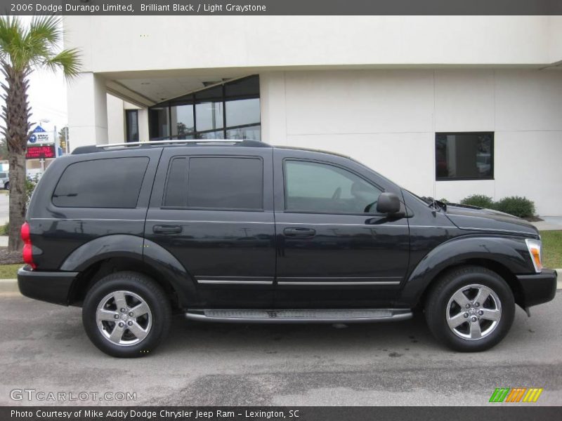 Brilliant Black / Light Graystone 2006 Dodge Durango Limited