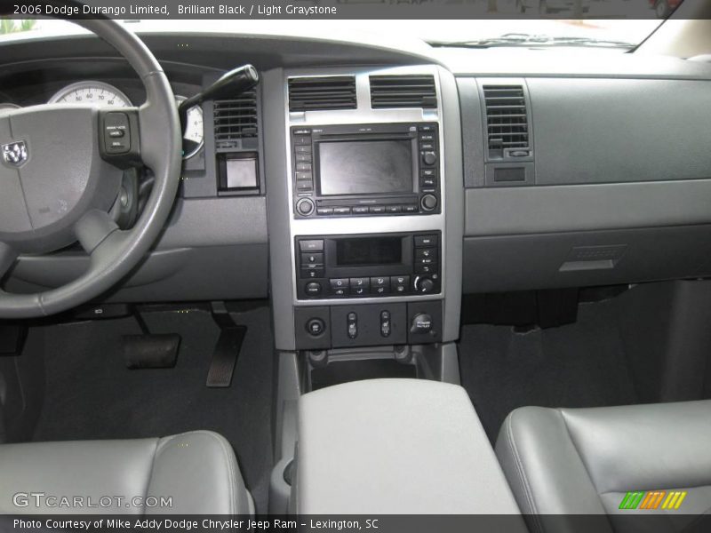 Brilliant Black / Light Graystone 2006 Dodge Durango Limited