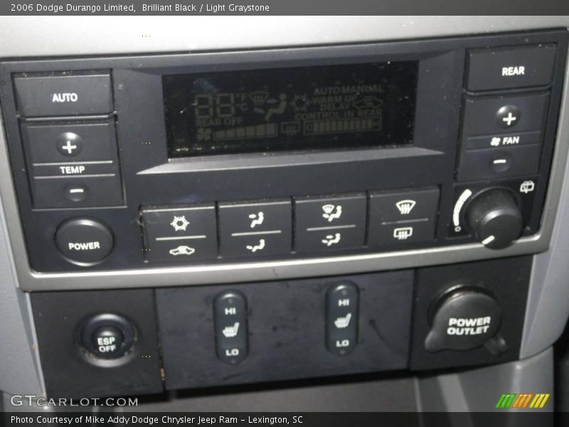Brilliant Black / Light Graystone 2006 Dodge Durango Limited