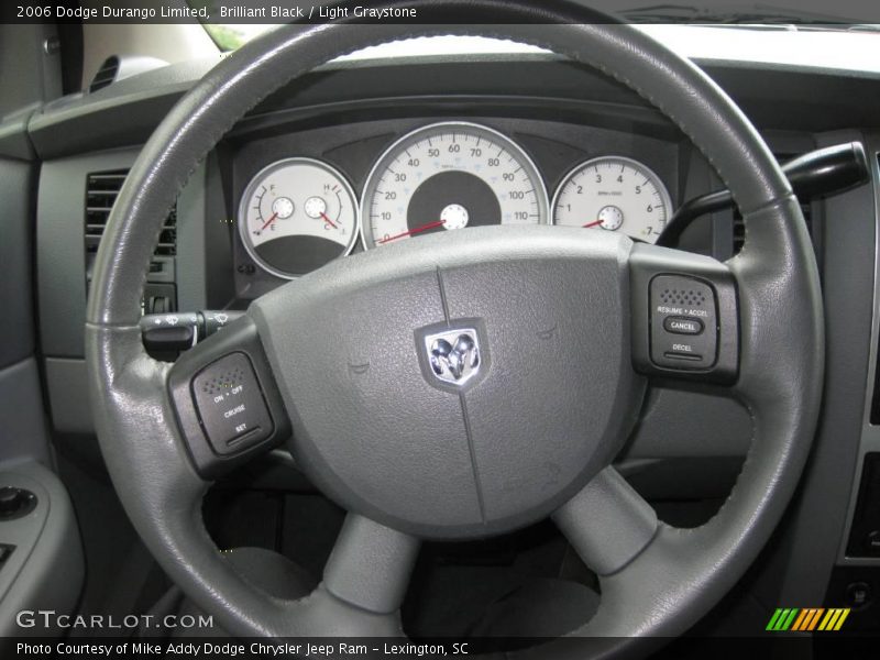 Brilliant Black / Light Graystone 2006 Dodge Durango Limited