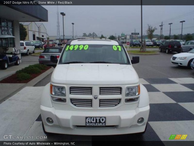 Stone White / Red/Black 2007 Dodge Nitro R/T