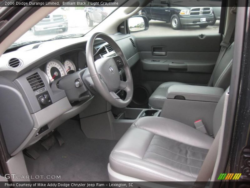 Brilliant Black / Light Graystone 2006 Dodge Durango Limited