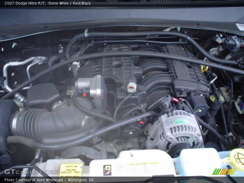 Stone White / Red/Black 2007 Dodge Nitro R/T