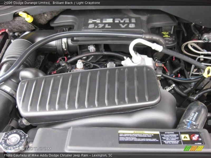 Brilliant Black / Light Graystone 2006 Dodge Durango Limited