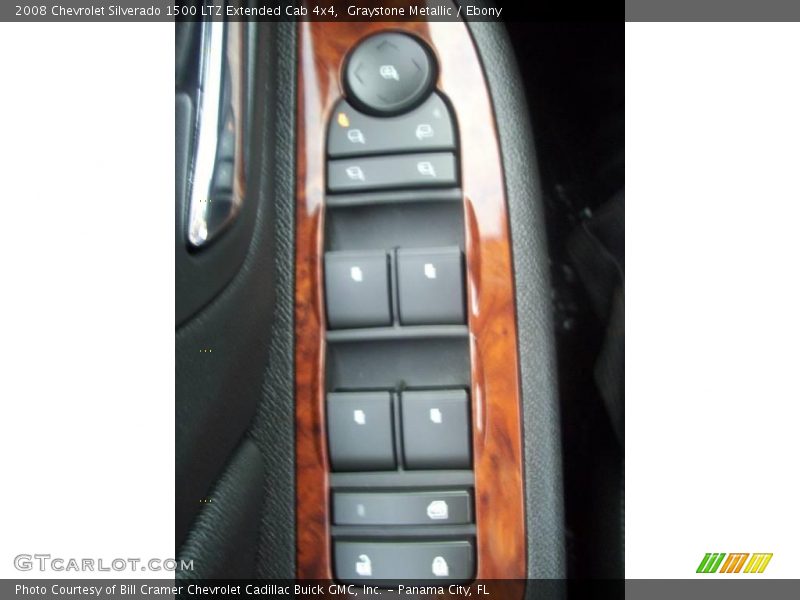 Graystone Metallic / Ebony 2008 Chevrolet Silverado 1500 LTZ Extended Cab 4x4
