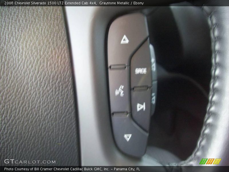 Graystone Metallic / Ebony 2008 Chevrolet Silverado 1500 LTZ Extended Cab 4x4