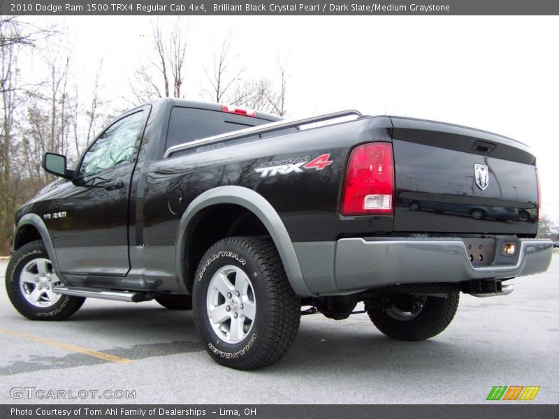 Brilliant Black Crystal Pearl / Dark Slate/Medium Graystone 2010 Dodge Ram 1500 TRX4 Regular Cab 4x4
