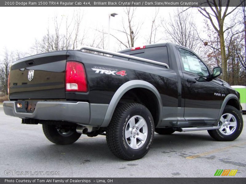 Brilliant Black Crystal Pearl / Dark Slate/Medium Graystone 2010 Dodge Ram 1500 TRX4 Regular Cab 4x4