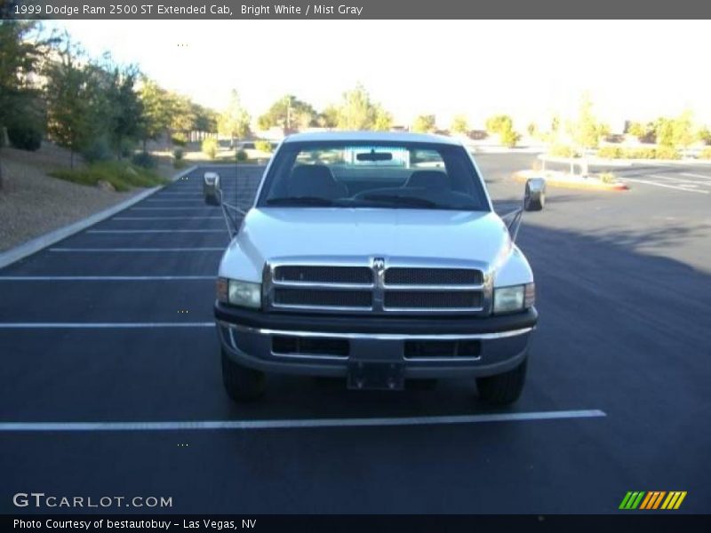 Bright White / Mist Gray 1999 Dodge Ram 2500 ST Extended Cab