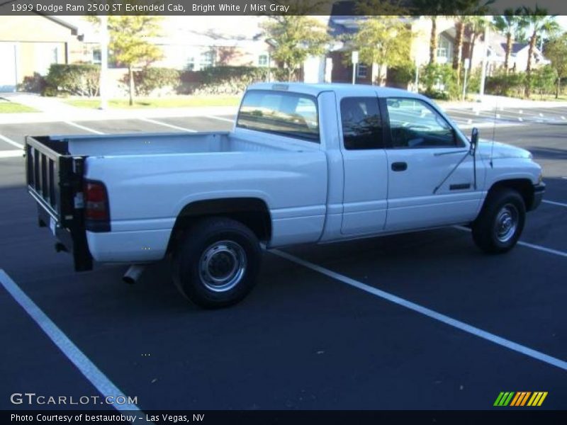 Bright White / Mist Gray 1999 Dodge Ram 2500 ST Extended Cab