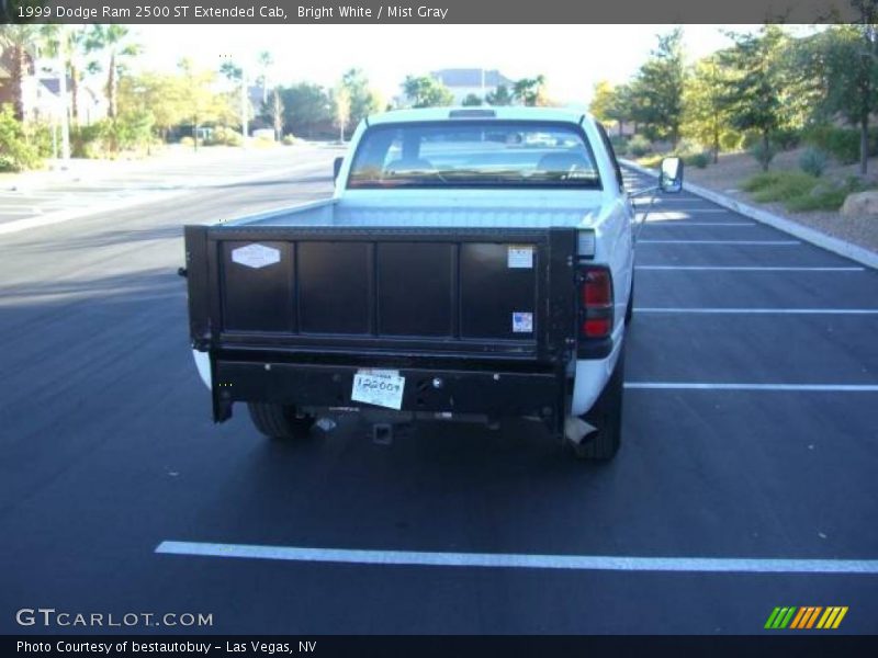 Bright White / Mist Gray 1999 Dodge Ram 2500 ST Extended Cab