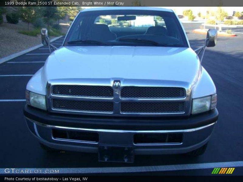 Bright White / Mist Gray 1999 Dodge Ram 2500 ST Extended Cab