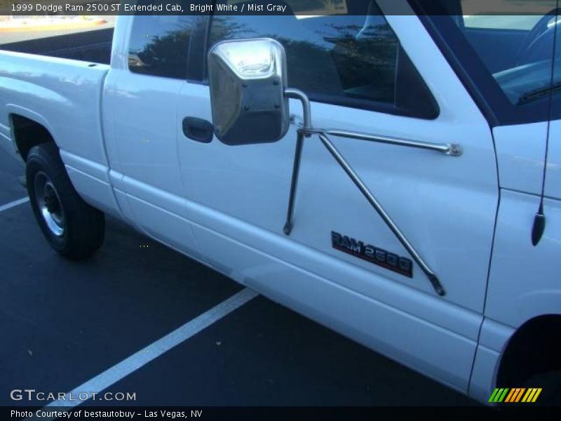 Bright White / Mist Gray 1999 Dodge Ram 2500 ST Extended Cab