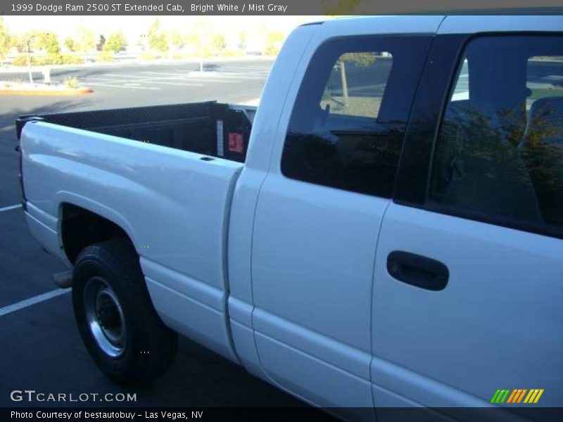 Bright White / Mist Gray 1999 Dodge Ram 2500 ST Extended Cab