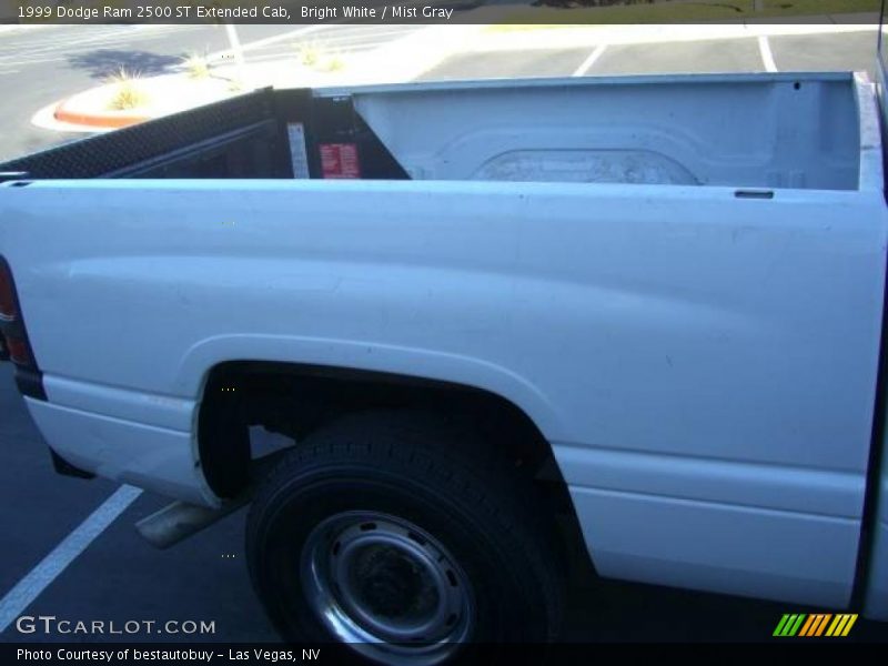 Bright White / Mist Gray 1999 Dodge Ram 2500 ST Extended Cab
