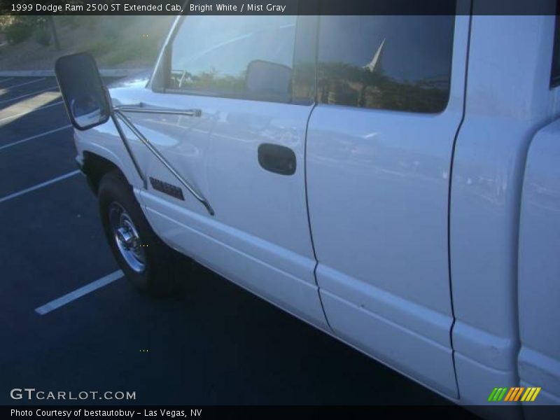 Bright White / Mist Gray 1999 Dodge Ram 2500 ST Extended Cab