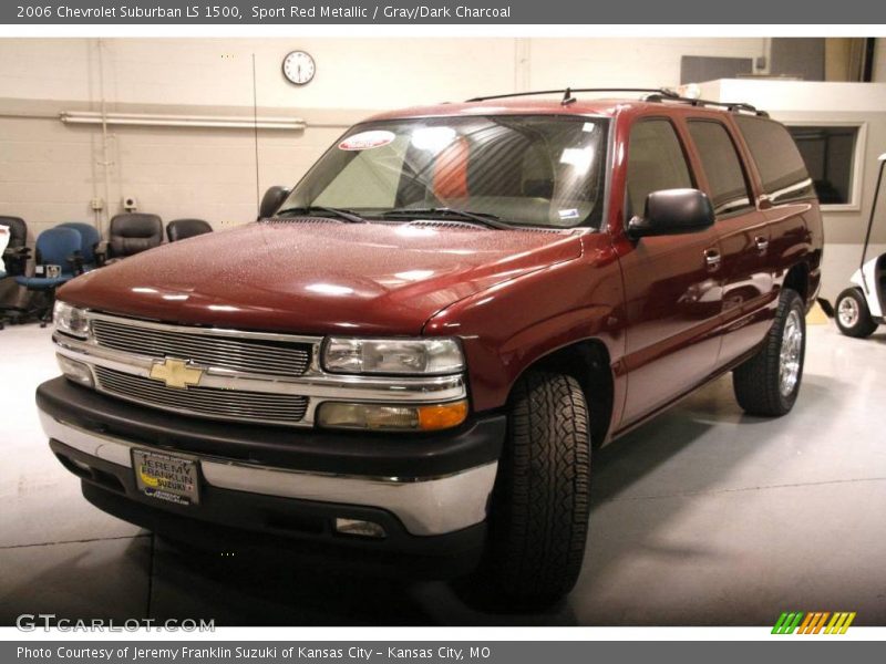 Sport Red Metallic / Gray/Dark Charcoal 2006 Chevrolet Suburban LS 1500