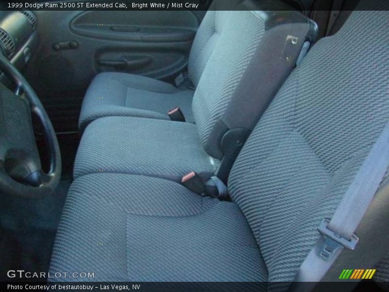 Bright White / Mist Gray 1999 Dodge Ram 2500 ST Extended Cab
