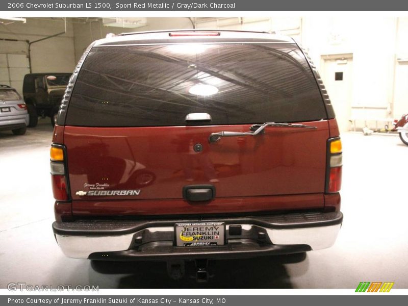 Sport Red Metallic / Gray/Dark Charcoal 2006 Chevrolet Suburban LS 1500