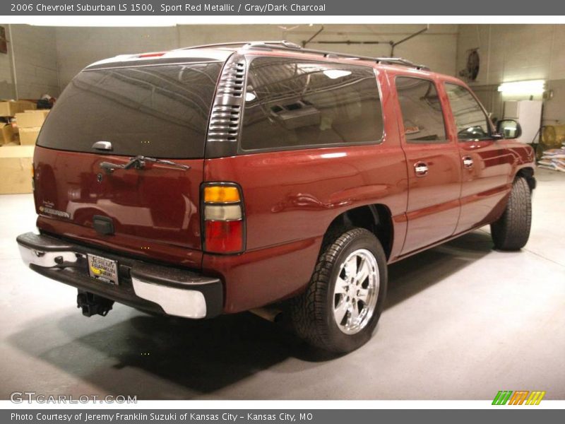 Sport Red Metallic / Gray/Dark Charcoal 2006 Chevrolet Suburban LS 1500
