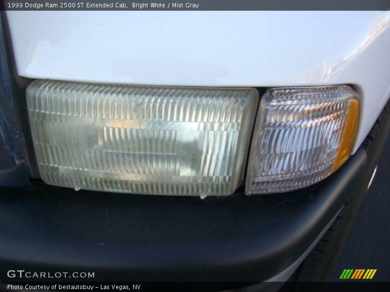 Bright White / Mist Gray 1999 Dodge Ram 2500 ST Extended Cab