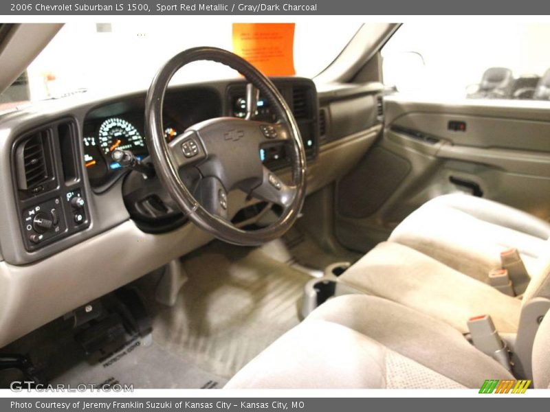 Sport Red Metallic / Gray/Dark Charcoal 2006 Chevrolet Suburban LS 1500
