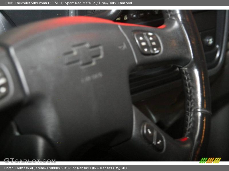 Sport Red Metallic / Gray/Dark Charcoal 2006 Chevrolet Suburban LS 1500