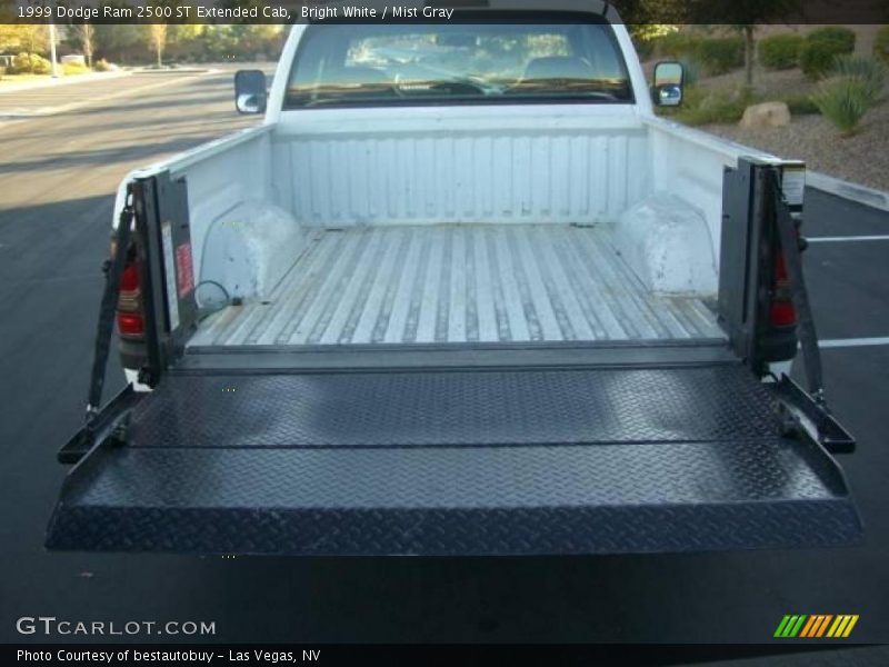 Bright White / Mist Gray 1999 Dodge Ram 2500 ST Extended Cab