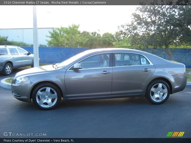 Mocha Steel Metallic / Cocoa/Cashmere 2010 Chevrolet Malibu LT Sedan