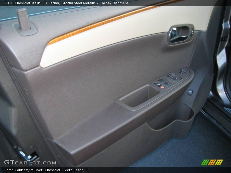 Mocha Steel Metallic / Cocoa/Cashmere 2010 Chevrolet Malibu LT Sedan