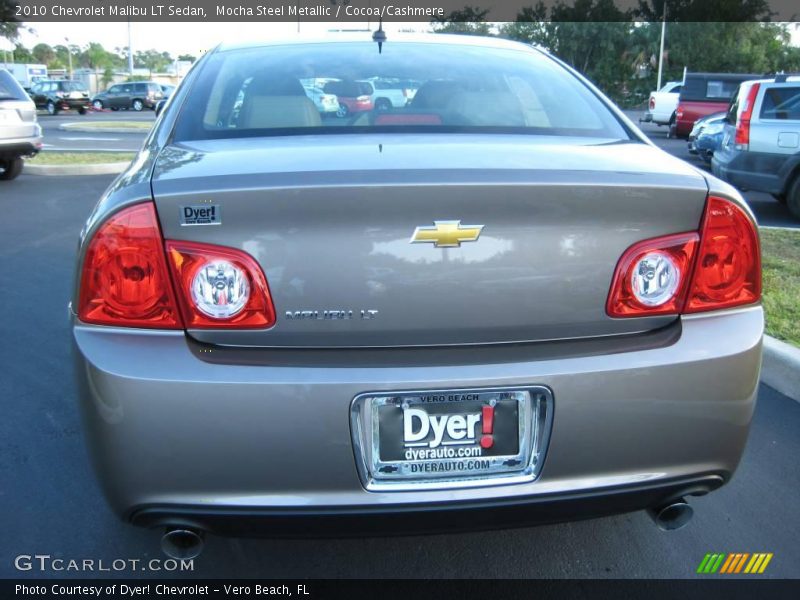 Mocha Steel Metallic / Cocoa/Cashmere 2010 Chevrolet Malibu LT Sedan