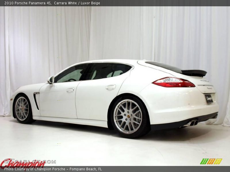 Carrara White / Luxor Beige 2010 Porsche Panamera 4S