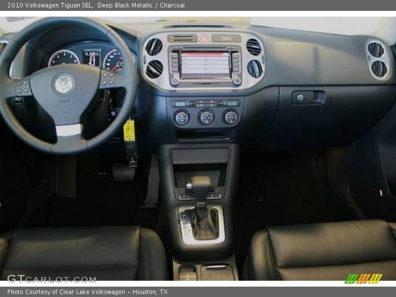 Deep Black Metallic / Charcoal 2010 Volkswagen Tiguan SEL