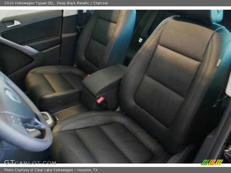 Deep Black Metallic / Charcoal 2010 Volkswagen Tiguan SEL