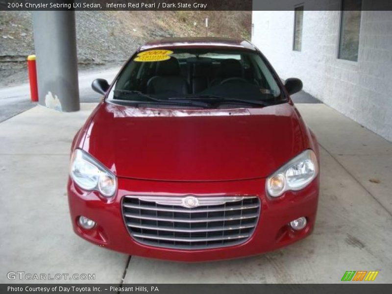 Inferno Red Pearl / Dark Slate Gray 2004 Chrysler Sebring LXi Sedan