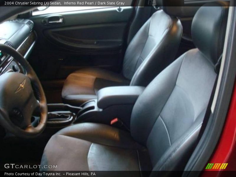 Inferno Red Pearl / Dark Slate Gray 2004 Chrysler Sebring LXi Sedan
