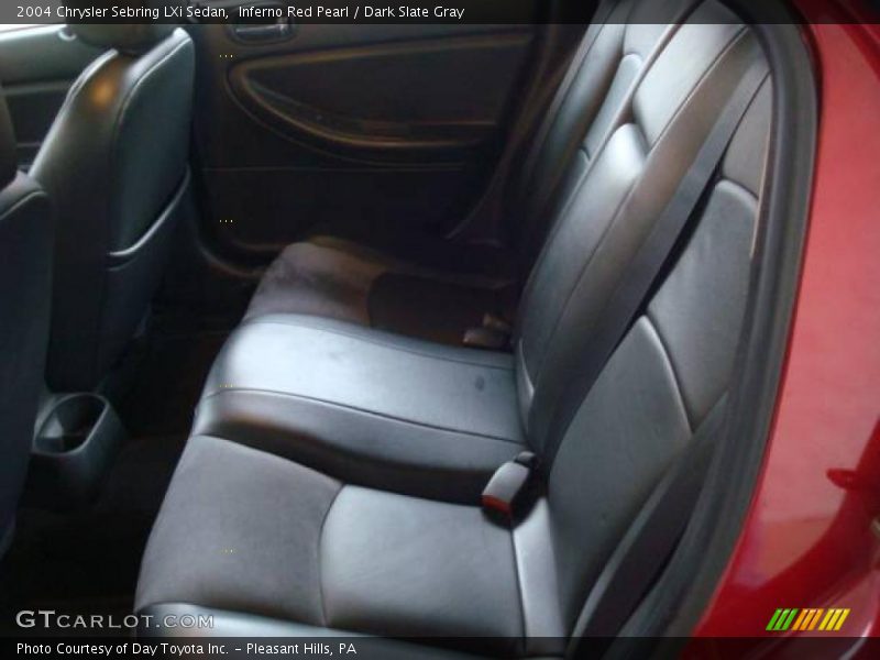 Inferno Red Pearl / Dark Slate Gray 2004 Chrysler Sebring LXi Sedan