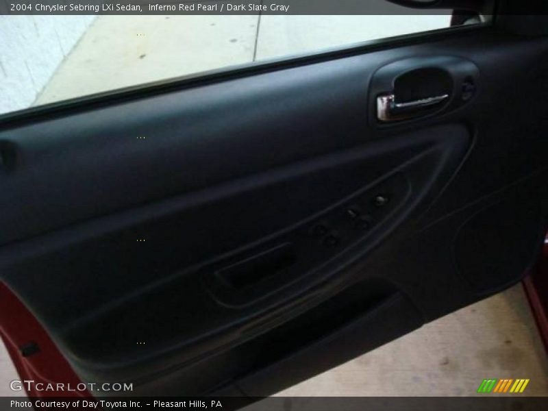 Inferno Red Pearl / Dark Slate Gray 2004 Chrysler Sebring LXi Sedan