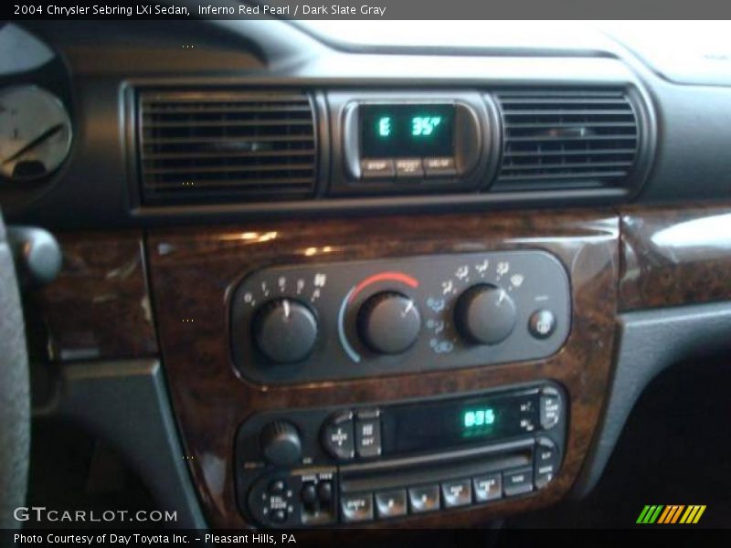 Inferno Red Pearl / Dark Slate Gray 2004 Chrysler Sebring LXi Sedan