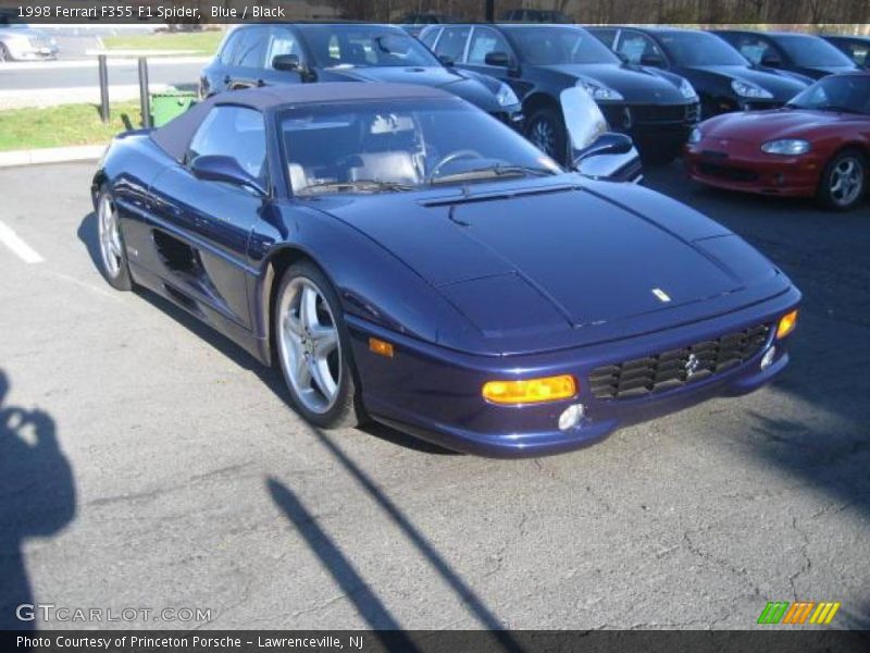 Blue / Black 1998 Ferrari F355 F1 Spider